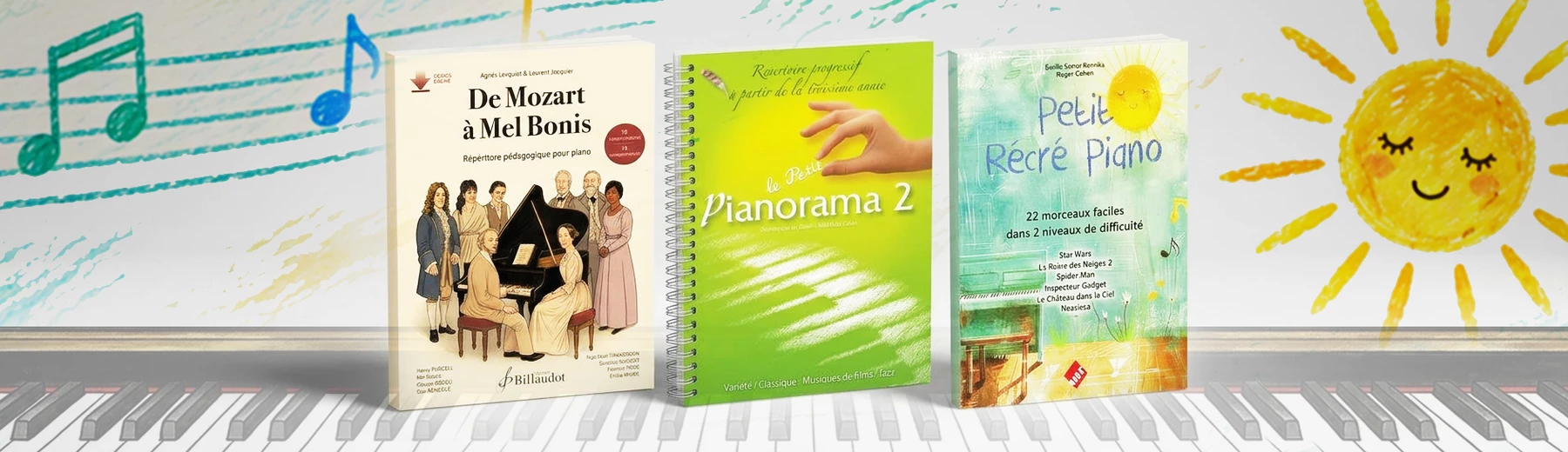 Sélection piano pour la rentrée Visuel