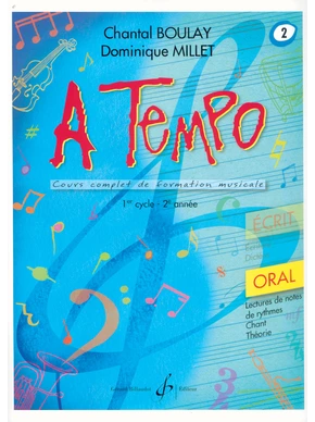 A tempo : oral. Volume 2 Cours de formation musicale