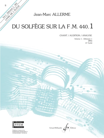 Du solfège sur la F. M. 440.1. Chant, audition et analyse Visual