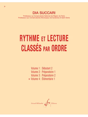 Rythme et lecture classés par ordre. Volume 4 