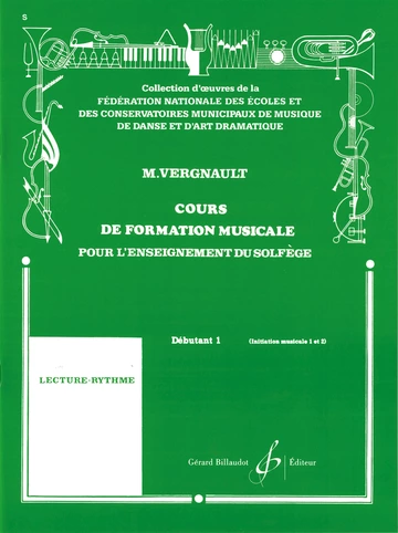 Cours de formation musicale pour l&amp;#039;enseignement du solfège. Débutant 1 Visual