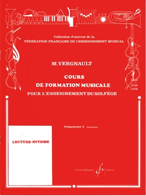 Cours de formation musicale pour l'enseignement du solfège. Préparatoire 2 