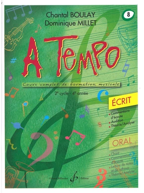 A tempo : écrit. Volume 8 A tempo : écrit. Volume 8