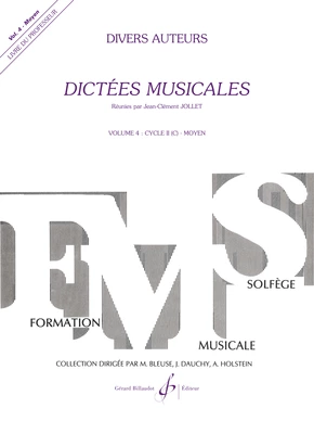 Dictées musicales. Volume 4 Livre du professeur