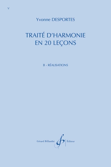 Traité d&amp;#039;harmonie en 20 leçons - réalisations Visuel
