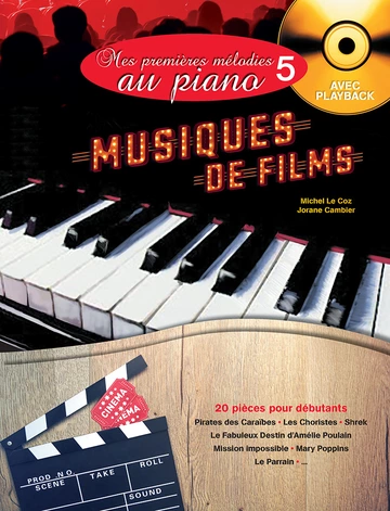 Mes Premières Mélodies au piano. Volume 5 : musiques de films Visual