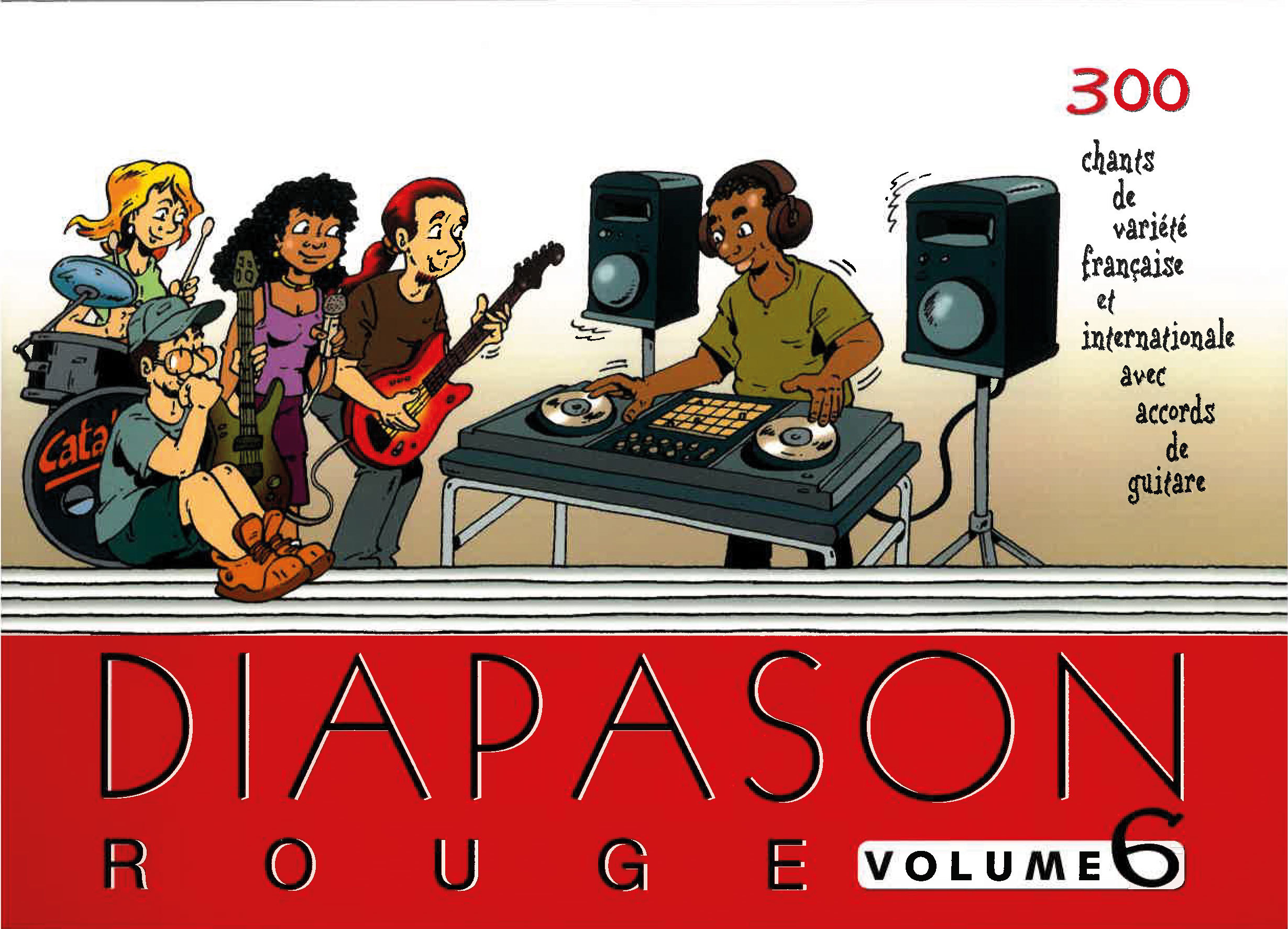 Diapason Rouge Volume 3 - Carnet De 370 Chants Avec Accords Guitare - Variété Française Et Internationale
