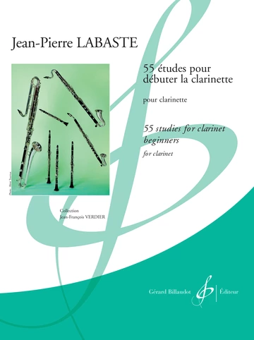 55 études pour debuter la clarinette Visual