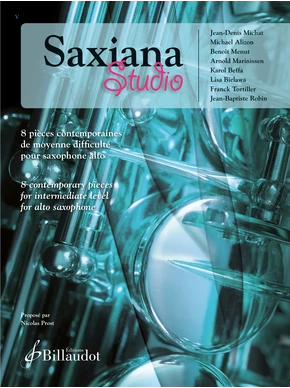  8 pièces contemporaines de moyenne difficulté pour saxophone alto