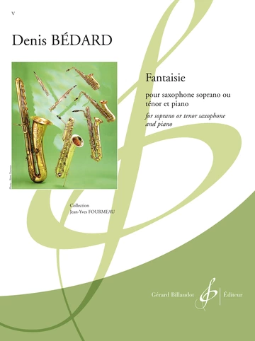 Fantaisie pour saxophone soprano ou ténor et piano Visual