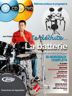 Je débute la batterie CD + DVD