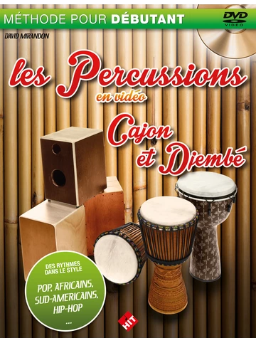 Les Percus en vidéo, djembé et cajon - Methods percussion and drums -  Percussion & drums - Catalogue - Billaudot
