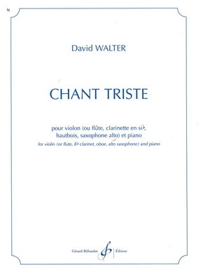 Chant triste