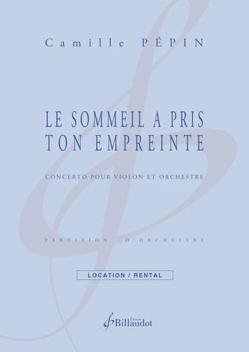 Le Sommeil a pris ton empreinte Visuel