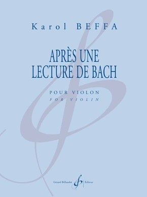 Après une lecture de Bach...