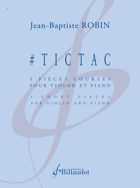 #TICTAC 5 pièces courtes pour violon et piano