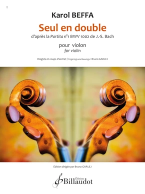Seul en double, d’après la Partita n° 1 BWV 1002 de Jean-Sébastien Bach 