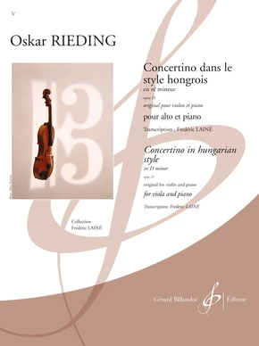 Concertino dans le style hongrois en ré mineur, op. 21 