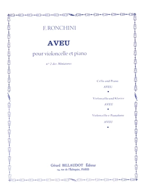 Aveu no2 des Miniatures