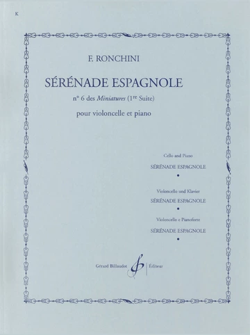 Sérénade espagnole n° 6 des Miniatures Visual