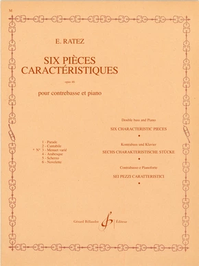 6 Pièces caractéristiques, op. 46 n° 3 : Menuet varié Menuet varié