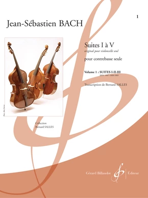 Suites i-II-III pour violoncelle bwv 1007-1008-1009