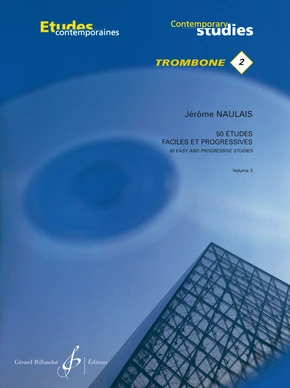 50 Études faciles et progressives. Volume 2 : 25 études pour trombone 
