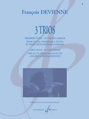 3 Trios. Première suite n° 1 en sol majeur Première suite - n°1 en Sol majeur