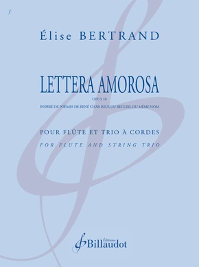 Lettera amorosa, Op.10 Inspiré de poèmes de René Char issus du recueil du même nom