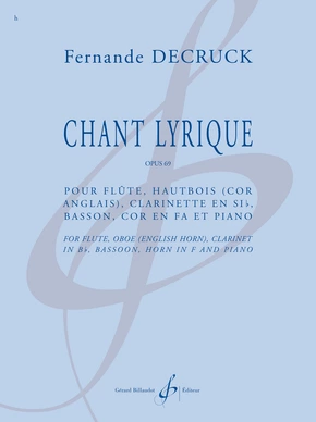 Chant lyrique. op. 69 Op. 69