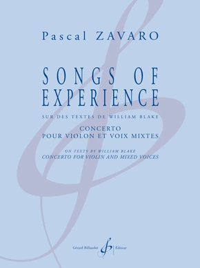 Songs of Experience. Concerto pour violon et voix mixtes Concerto pour violon et voix mixtes