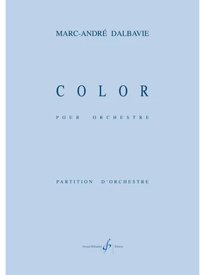Color d’orchestre partition d'orchestre