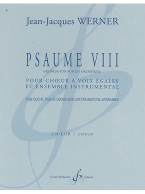 Psaume VIII. Partie de chœur Partie de choeur