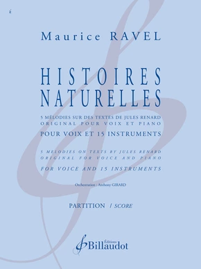 Histoires naturelles. Conducteur