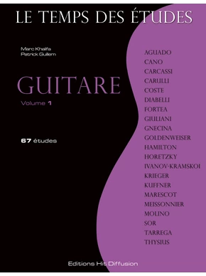 Le Temps des études, guitare. Volume 1 