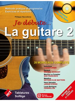 Je débute la guitare. Volume 2 (avec CD)