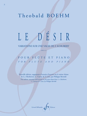 Le Désir Variations sur une Valse de Franz Schubert Op. 21