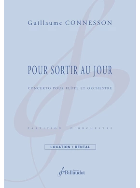 Pour sortir au jour Concerto pour flûte et orchestre