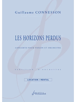 Les Horizons perdus Concerto pour violon et orchestre