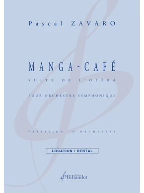 Manga-Café, suite de l’opéra Partition et matériel