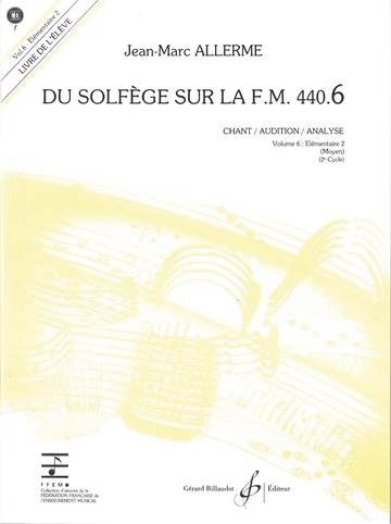 Du solfège sur la F. M. 440.6. Chant, audition et analyse Visual
