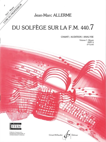 Du solfège sur la F. M. 440.7. Chant, audition et analyse Visual