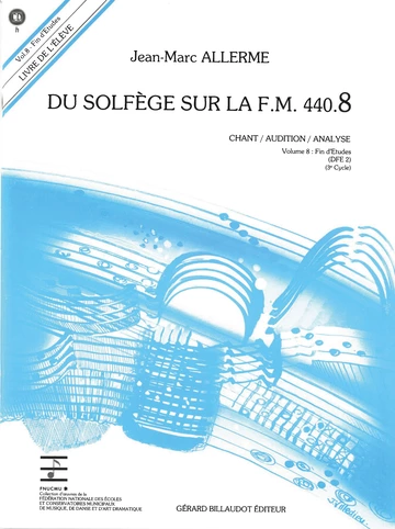 Du solfège sur la F. M. 440.8. Chant, audition et analyse Visual