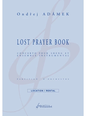 Lost Prayer Book Concerto pour sheng et ensemble instrumental