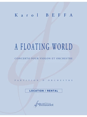 A Floating World. Concerto pour violon et orchestre concerto pour violon et orchestre