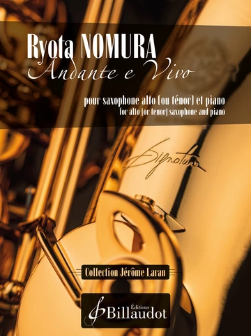 Andante et vivo - Saxophon E b - Saxophon - Catalogue - Billaudot