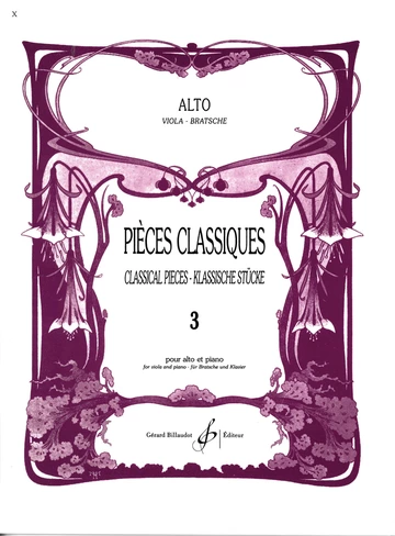 Pièces classiques. Volume 3 Visuel