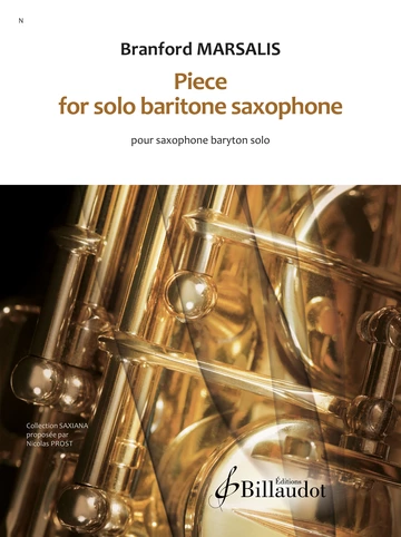 Piece for solo baritone saxophone Visual