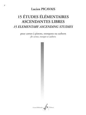 15 études élémentaires ascendantes libres