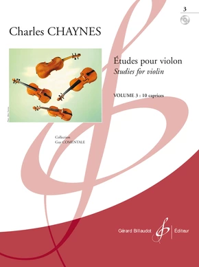 Études pour le violon. Volume 3 : 10 caprices (3e cycle) 